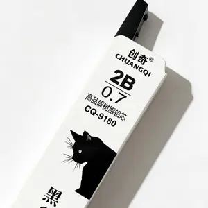 80pcs Box Automatic Pencil Leads 0.5mm & 0.7mm, 2b Lead Refills for Writing Drawing, School Office Supplies, Back-To-School Gift