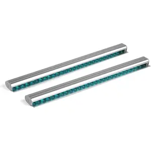 2 Pieces No Drill Ticket Receipt Holder for Restaurant Refrigerator Walls Home Kitchen Office Cafes Pubs Bars(12 Inch, Sliiver, 2p)
