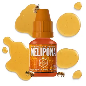 Herbalista - Melipona Stingless Bee Raw Honey 15ml (0.5 Fl Oz) – Jimerito Gotas De Miel -100% Natural, Authentic, Wildcrafted Nectar – Pure & Original from Yucatán – Sweet & Tangy Flavor