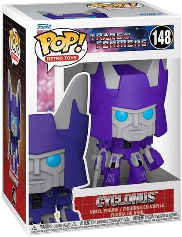 Funko POP! Transformers - Cyclonus Decepticon Vinyl Collectible Figure, Retro Toys Gift Series, Display Piece