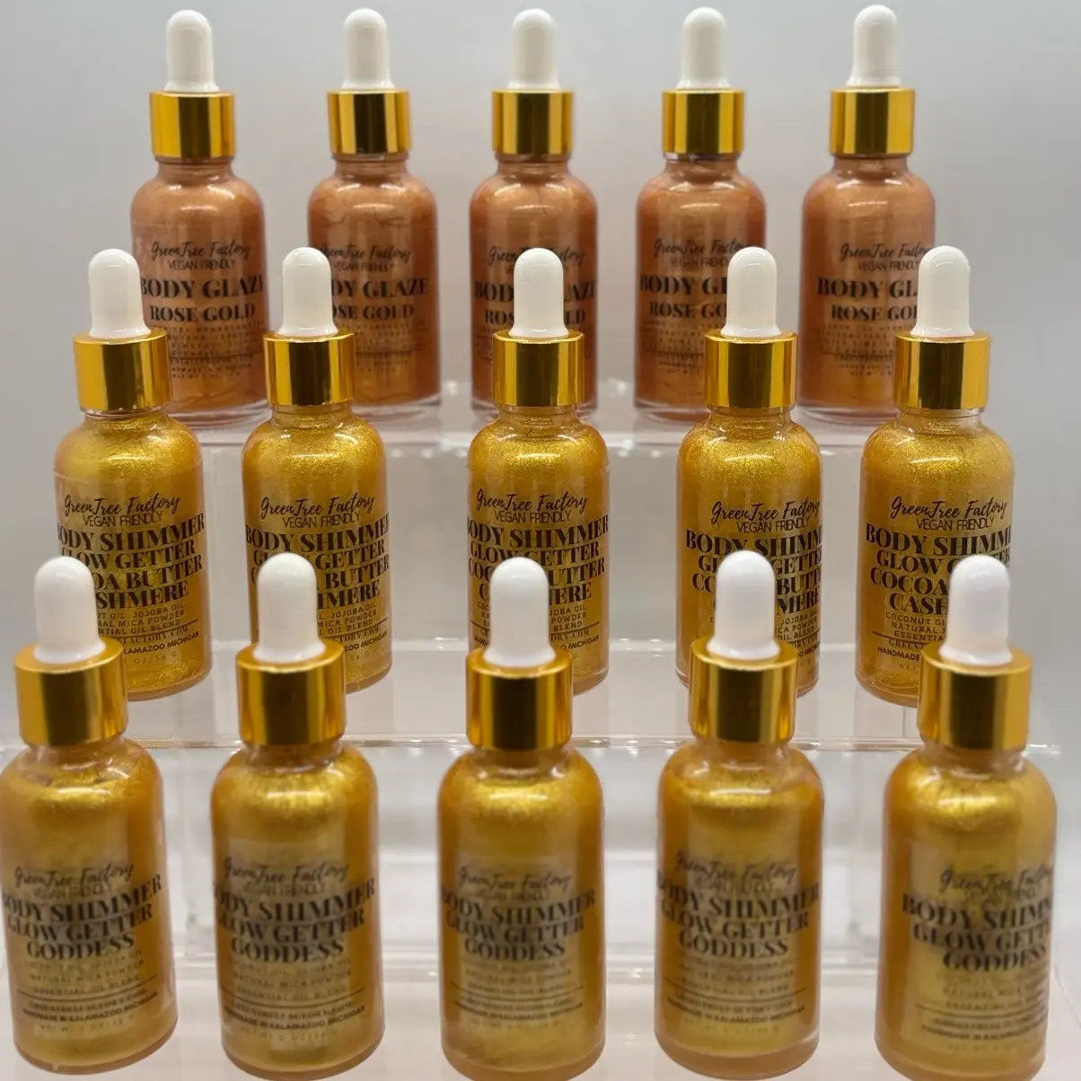 Body Glaze and Shimmering Body Oil for Smooth and Radiant Skin