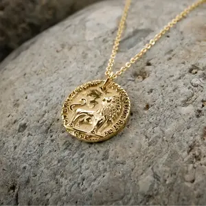 Liona - Necklace with Lion Pendant - MJN20326