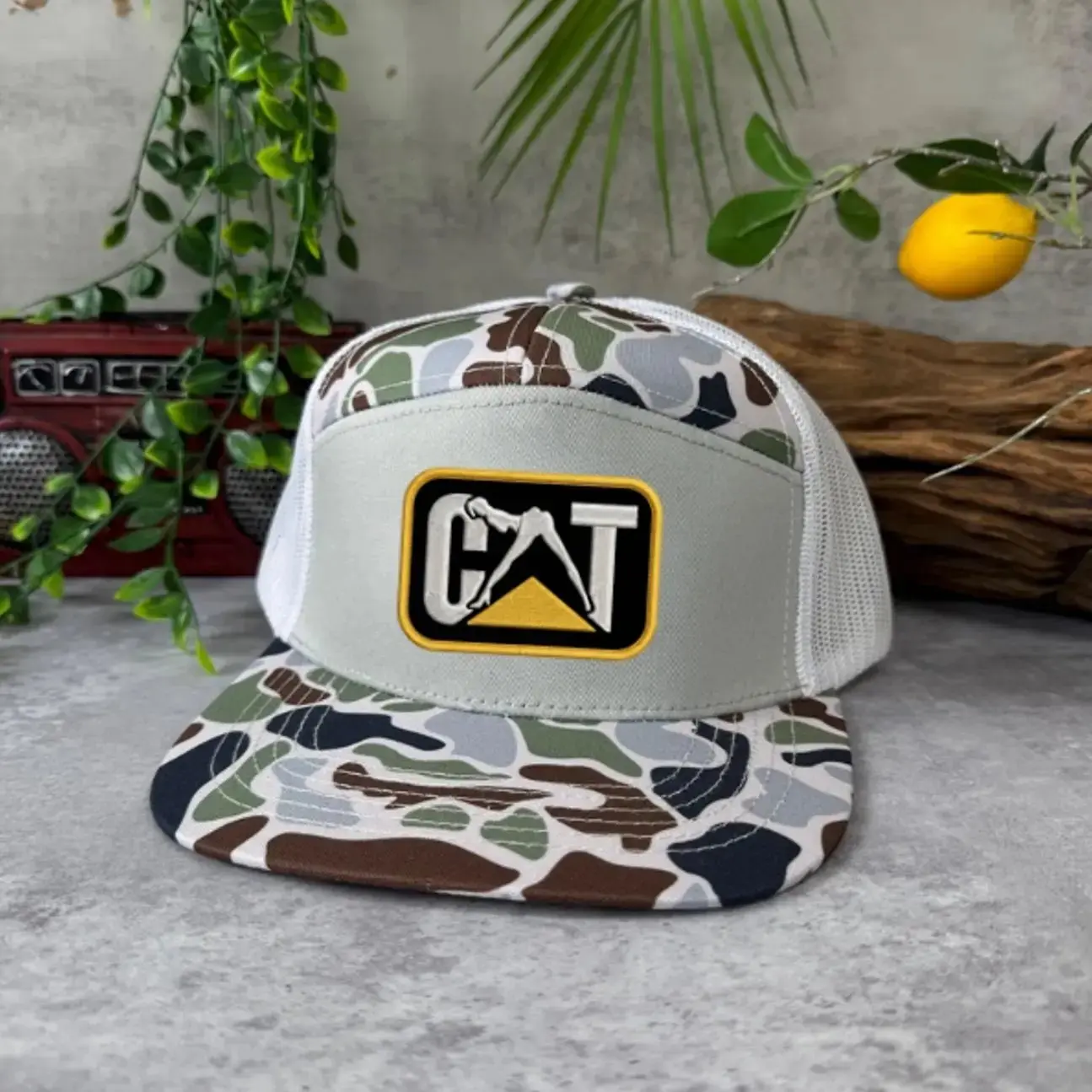 CAT LADY Embroidered Retro Hat Trucker Hat Many Colors Snapback Hat, Unisex Casual Street Style, Gift Idea For Her Him, Unisex Everyday Wear