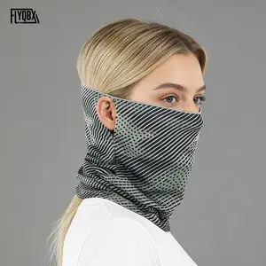 Lightweight Breathable Summer Sports Mask with Neck Windproof Sweat-Wicking Scarf, Ideal for Daily Use, Hiking, Outdoor Activities, Cycling