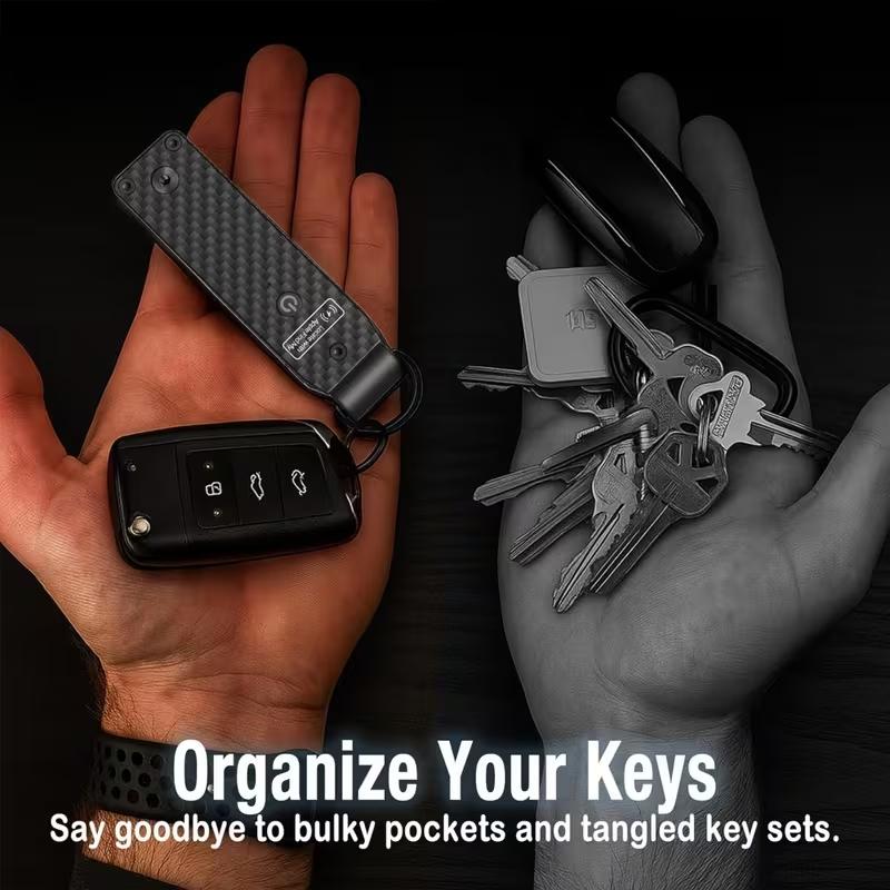 Air Keychain for Outdoor Lightweight Aluminum GPS Tracker Key Holder