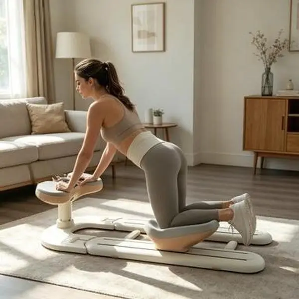 Home Core Crawl Trainer No gym fitness digital timer rueda abdominal