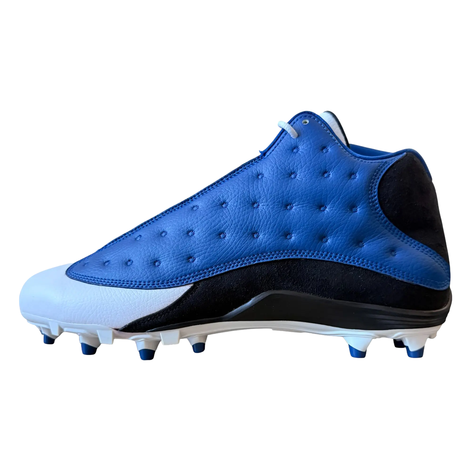 Jordan 13 Mid Molded Cleats "Blue / Black-White" FA17 MNJDSP 727 M1