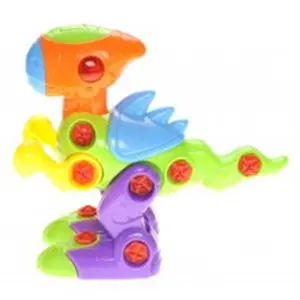 212 MAIN Disassemblable Pet Dinosaur Toy - Interchangeable Parts, Lights & Sounds, Easy Storage for Farm Animals, Poultry