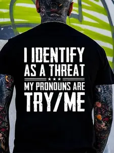 I Identify As A Threat Hoodie & T Shirt – Renegade Streetwear