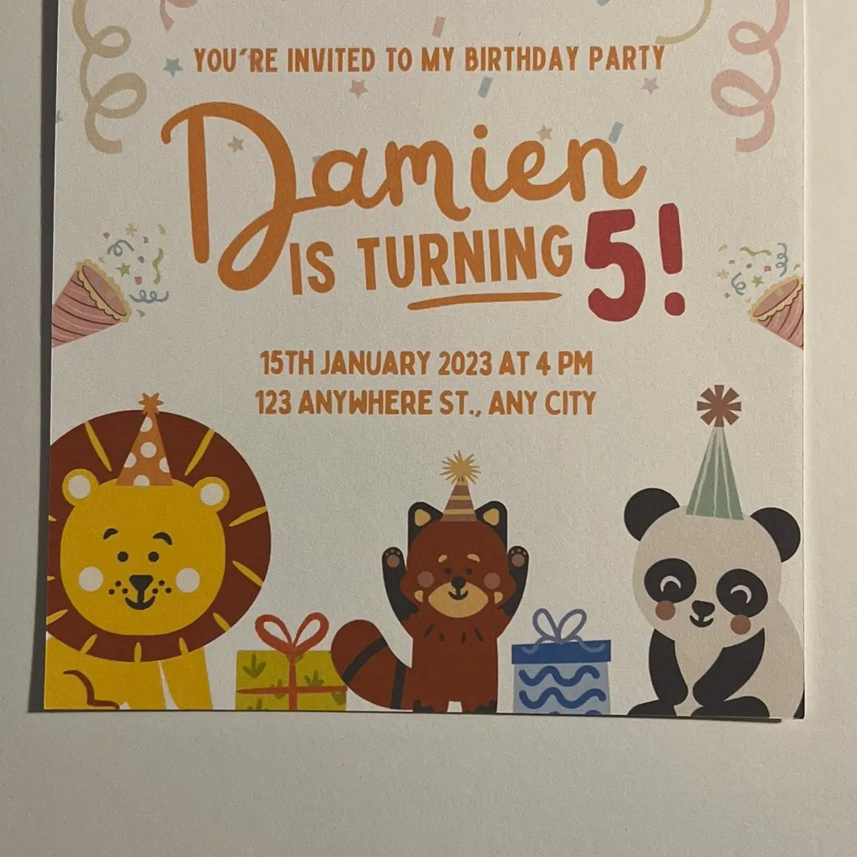 Kids Party Invitations Kids Party Invitations