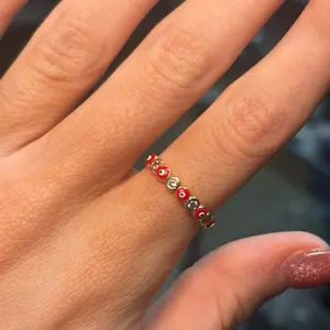 Gold Plated Evil Eye Wrap Ring