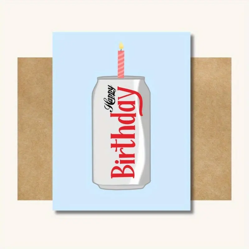 Diet Coke Birthday Card -- Birthday Card for Diet Coke Lover // Fun Birthday Card // Diet Coke Gift // Gift for Diet Coke Fan // Fun Party Cards // Greeting Cards