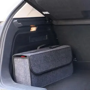 Car Trunk Storage Bag, Foldable Car Trunk Organizer, Large Capacity Car Storage Bag, Non-slip Storage Box, Car Accessories