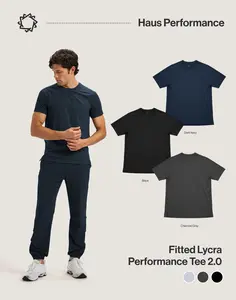 Haus | Fitted Lycra Performance Tee 2.0