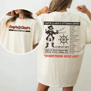 Retro Cap’n Clark’s Ottoman Empire Shirt, Vintage Furniture Store Graphic Tee, Backrooms Horror Movie Inspired T-shirt, Unisex Tee for Fan, Gift For Him, Gift For Her. 9D1