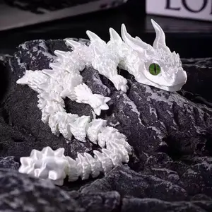 3D Printed Dragon Figurine, Jointly Moveable Design, Home Decor Gift, Party Supplies, Graduation Present, Birthday Surprise, Ornaments