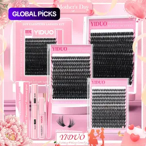 Individual False Eyelashes Kit, 1 Box Mixed Length & Styles Natural Look Eyelash Extensions, Self Grafting Curvature Eyelashes, Eye Makeup Accessories, Cosmetic
