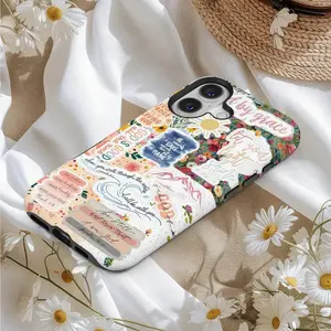 MagSafe iPhone Case Christian Case, Cute Jesus Bible Verse Cover, Floral Faith Sticker Art Design, iPhone 17 16 15 14 13 12 11Pro Max