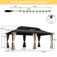 12' × 20' with 36 Lights