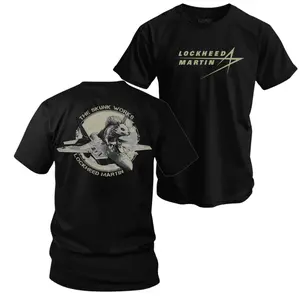 Lockheed Martin Skunk Works Graphic T-Shirt Fighter Jet Tactical Tee Military Aviation Shirt Aerospace Engineer Style Tee Aviation Enthusiast Gift for Men Tactical StreetwearOversizedTee UnisexTshirt