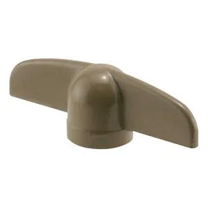 212 MAIN 0.37 in. Bore Diecast Tee Crank Handle - Zinc, Stone Finish, Paint Compatibility - For Andersen Windows (Sailing & Water Sports Equipment Accessory)