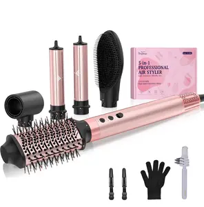 Brightup 5 in 1 Professional Hot Air Styler,110,000 RPM Multi-Styler,Easily Create Curly/Straight Hair Comfort Christmas Gifts Holiday Gift MothersDayGift tiktokshopspringglowup