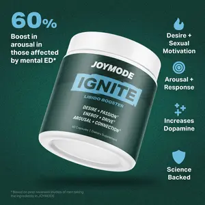 Ignite Daily Men's Libido Support Capsules - All Natural Supplement for Dopamine, Arousal, and Desire