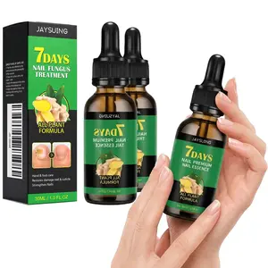 JAYSUING Ginger Nail Care Oil with Vitamin E & Plant Essential Oils, Nail Strengthener for Weak Brittle Nails, Hydrating Cuticle Oil Nourishes Nail Bed & Improves Nail Appearance