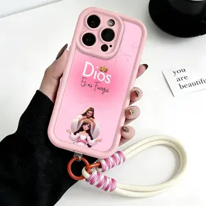 Dios Es Mi Fuerza Religious Phone Case|Faith Christian Floral Art Shockproof Protective Reinforced Corner Case For iPhone 17/16/15/14/13/12 Pro Max Plus/FE, Samsung S24 Ultra/S23 Ultra/S22 Ultra/S21 Ultra|gift for him for her|Best Gift #YGTYJTYS2