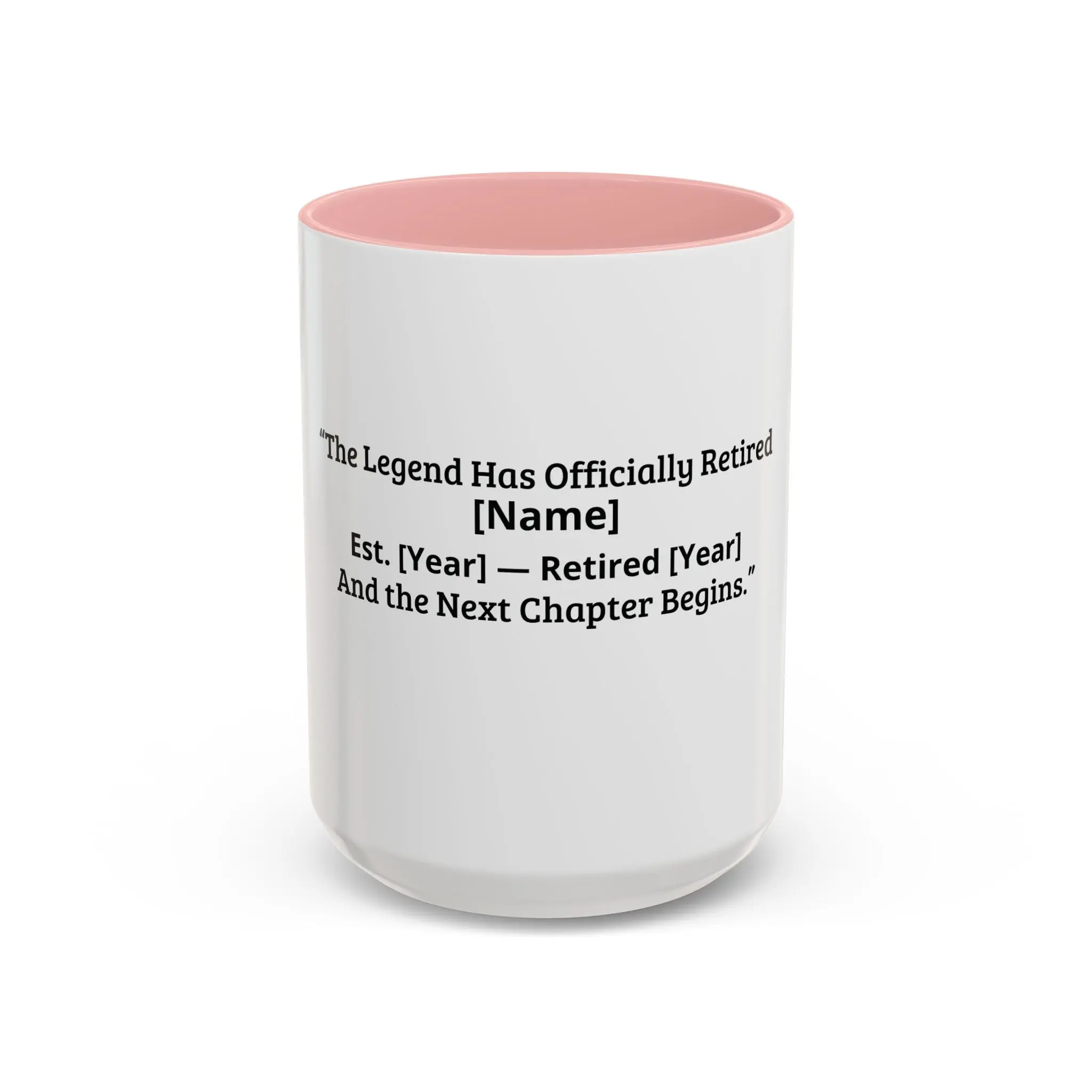 Retirement Coffee Mug - "The Legend Has Officially Retired" Personalized Gift