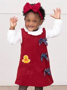 Gingerbread Peak-a-boo Skirtall Outfit