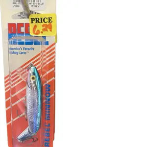 Rebel Minnow Fishing Lure - America's Favorite Fishing Lures - 17108 V - OW-SLV BLUE - J1003