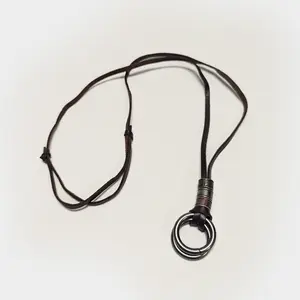 Medieval Bronze Ring Necklace