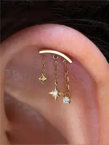 1pc of Elegant Unique Earrings with Tassel Design  - Classic Style, Versatile for All Seasons, Perfect for Vacations, Weddings, Parties, and Mother'S Day Gifts, Beach Accessories | Tassel Earrings | Durable Earrings, Cute Earrings, for Teenager