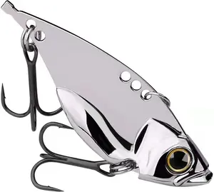 5 Pack Metal  Baits for Bass Fishing Lures Hard Metal VIB Fishing Spoons Crankbaits Swimbaits for Trout Walleye Crappie Saltwater   Fishing