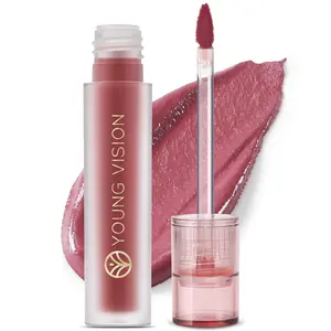 YOUNG VISION Nude Matte Lipstick Velvety Liquid Lip Cream,Smooth Application,Available in Nude Vibrant Shades Keeps Lips Soft and Hydrated