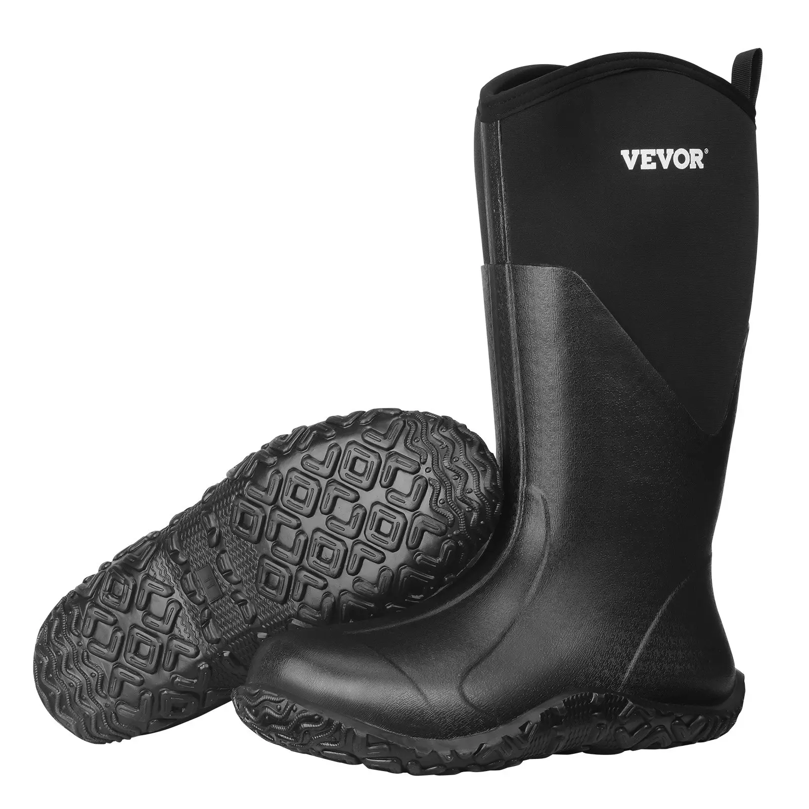 【summerfinds】VEVOR Protective Footwear for Men Neoprene Rubber Work Boots Waterproof Size 12 US, Shoe, Worker
