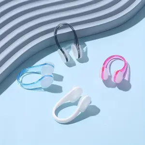 1pc Silicone Swimming Nose Clip, Waterproof And Non-slip, Suitable For Swimming Training, Swimming Accessories
