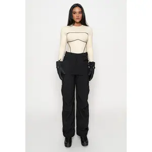 Black Snowfall Ski Pants