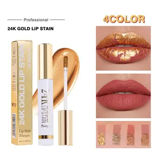 Liquid Lip Gloss, High Pigmentation, Metallic Finish, Bold Eye and Lips Makeup, Moisturizing Lip Balm, Perfect Gift for Valentine's Day and Music Festivals