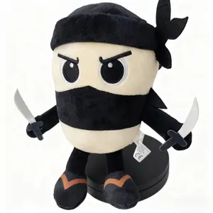 Italian Brain Rotting Creatures Plush Toy Inspired by American Mountains And Seas, Cappuccino Assassino, a Humorous Anime Figure Plush Doll Perfect for Holiday And Birthday Gifts for Video Anime Enthusiasts During Christmas And Halloween