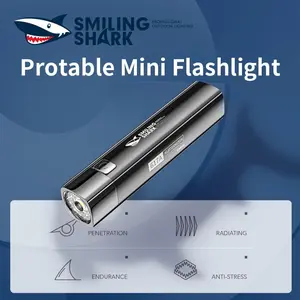 Super Bright LED Flashlight USB Rechargeable 18650 Battery Led Torch for Night Riding Camping  Indoor Flash light
