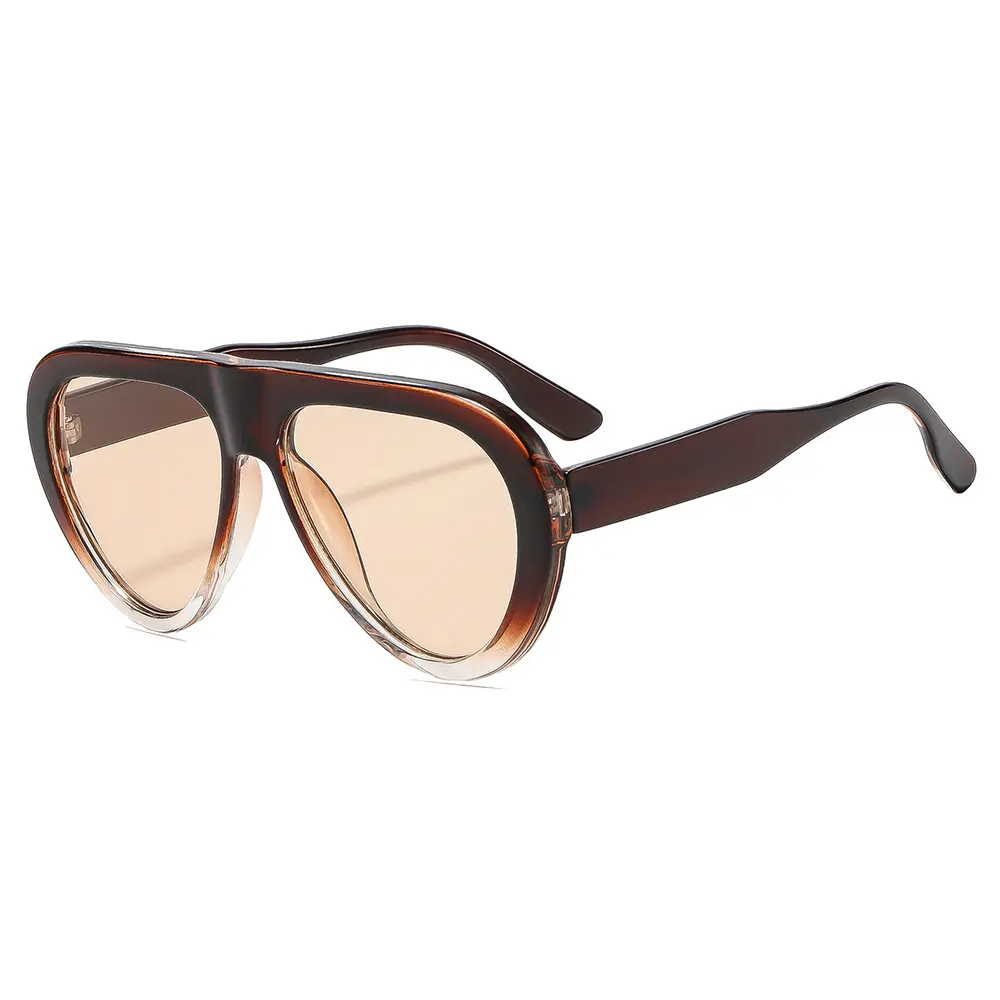 Gradient tea frame champagne slices