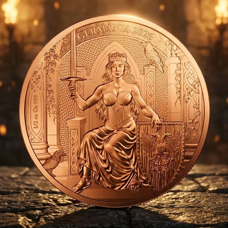 2026 Germania Mint 1/2 oz Copper 1/2 MARK