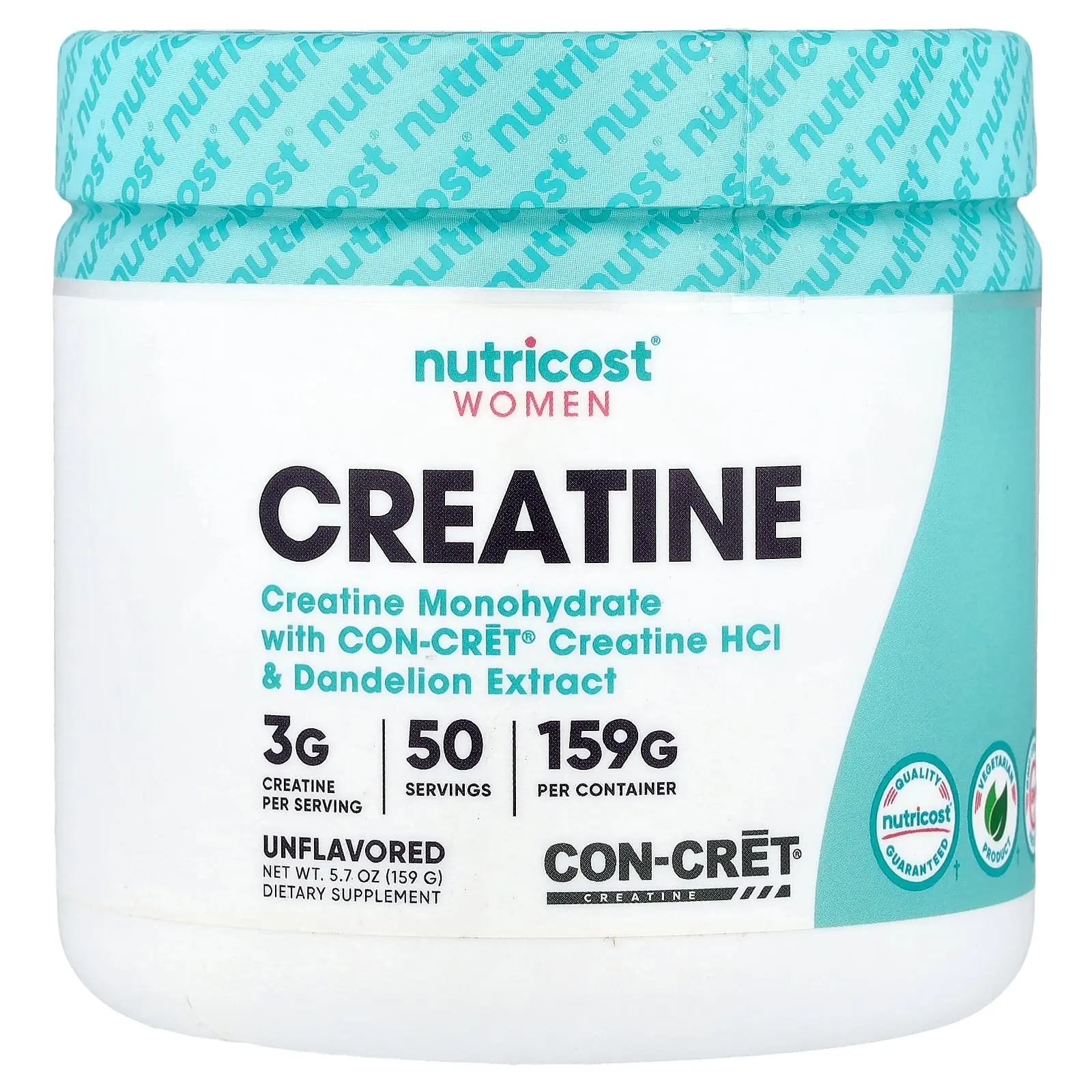 Nutricost Women, Creatine, Unflavored, 5.7 oz (159 g)