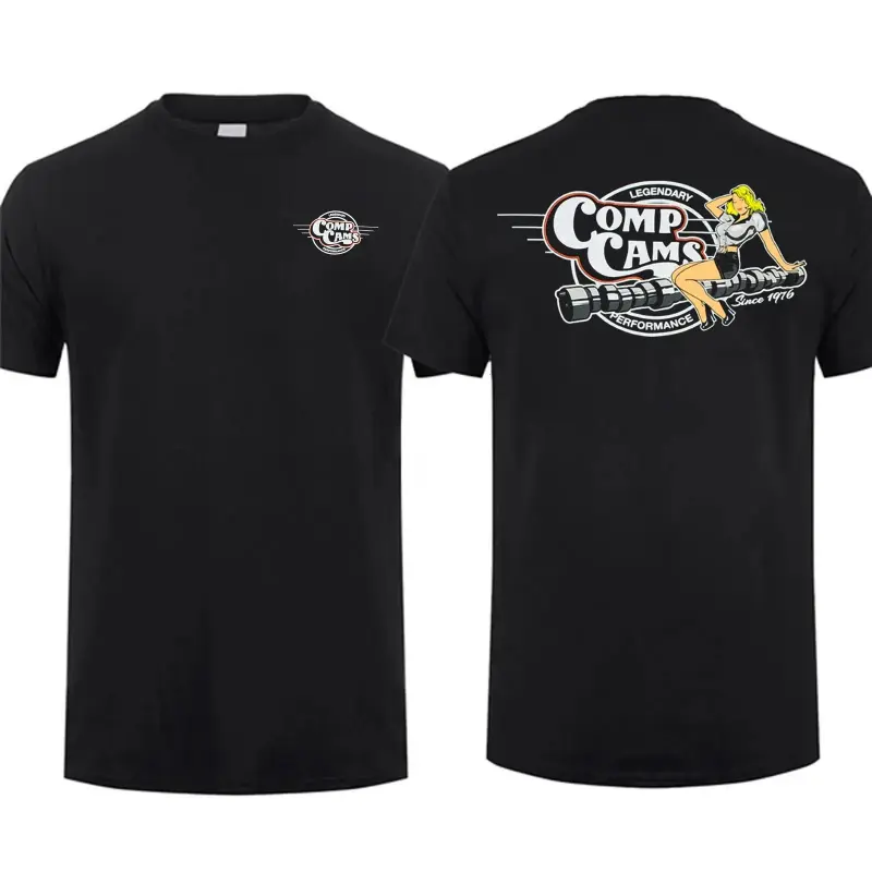 [✨100% cotton]COMP Cams Legendary Performance Graphic Tee, Gift for Truck and Car Lovers, Unisex Casual Crewneck T-Shirt, Short Sleeve 100% Cotton, Retro Automotive Streetwear, Oversized Casual Menswear, Perfect Gift for Gearheads