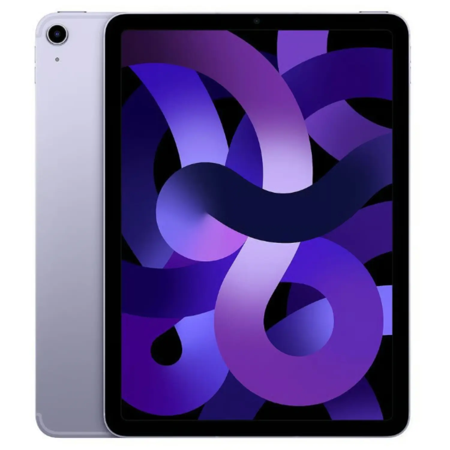 Refurbished iPad Air 5th Gen (2022) 64GB Wi-Fi Mobile Tablet - 10.9" Liquid Retina Screen (1640x2360), M1 Chip, Purple, Chargeable, 1-Year Coverage, Eco-Friendly, Integrated Camera & Buttons, Tablet Charger & Accessories for Content Creators