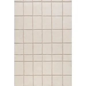 nuLOOM Em Checked New Zealand Wool Area Rug