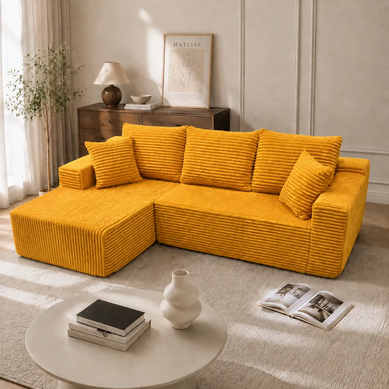 96" Yellow-Left