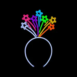 Rainbow Fireworks Neon Headband